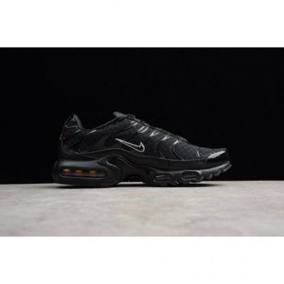 Nike Erkek Air Max Plus Siyah / Metal Gümüş Koşu Ayakkabısı Türkiye - S05MBC4M